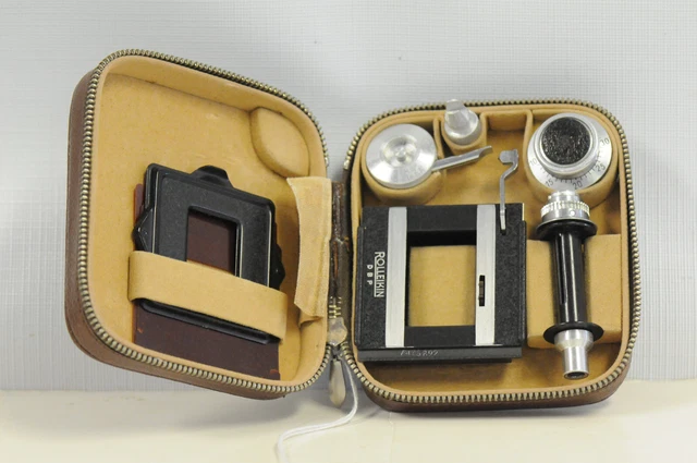 Juego Rolleiflex Rolleikin con estuche y perno de contador ""F