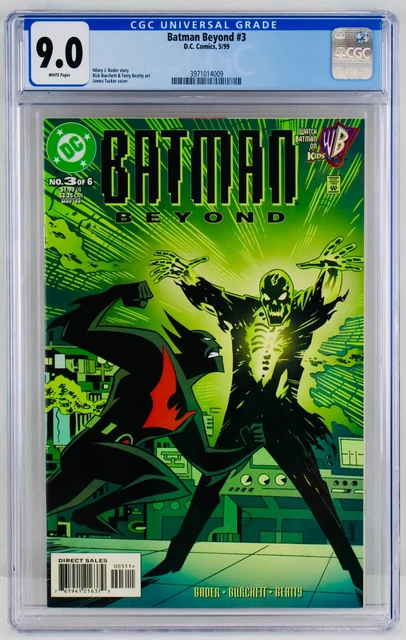 Batman Beyond #3 CGC 9.0 White Pages 1999 DC Comics VF/NM No Reserve!