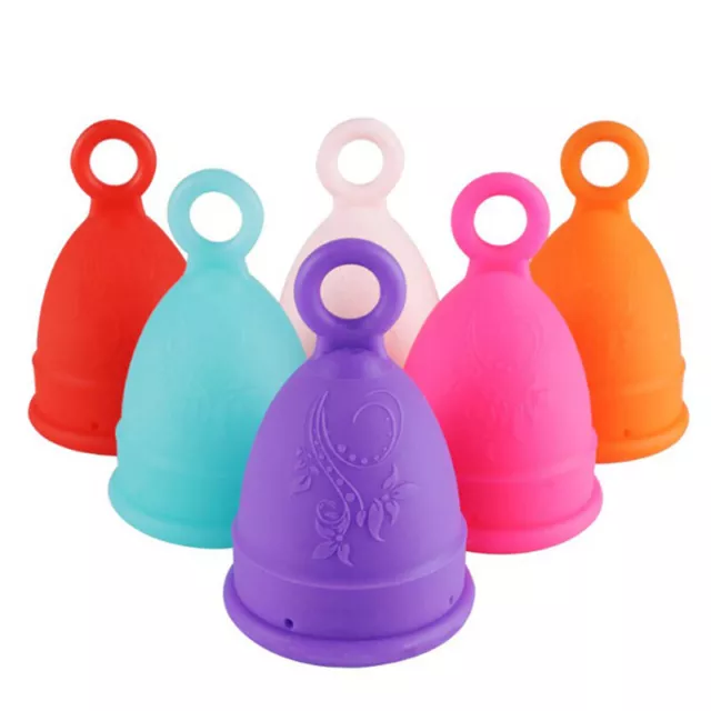 1 pz coppetta mestruale femminile igiene riutilizzabile in silicone periodo T'H7