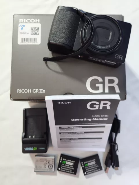 Ricoh GR IIIX Pocketable 24 MP APS-C 40mm (equiv) touchscreen camera