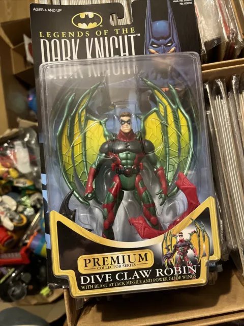 Batman Legends of the Dark Knight DIVE CLAW ROBIN Action Figure Kenner NEW