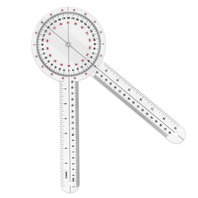 12 Inch Goniometer Spinal Goniometer for Body Measuring S6F8