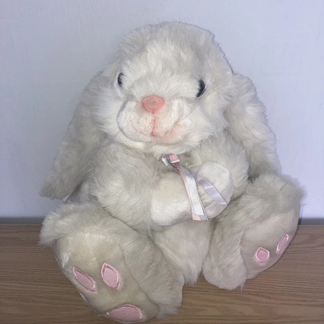 EASTER PATCHWORK BUNNY Rabbit Plush - Keel Toys - Vintage £16.31 ...