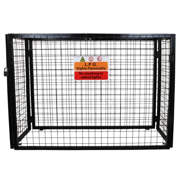 Gas Bottle Collapsible Cylinder Bottle Storage Security Galvanised Steel Mesh