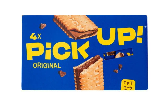 Pick Up Originale Snack Doppio Biscotto e Tavoletta di Cioccolato al Latte 112g
