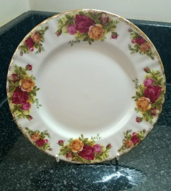 Royal Albert Old Country Roses Porcelain China 8 inch Side Plate - Cake Plate