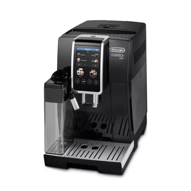 De'Longhi Bean To Cup Coffee Machine Dinamica Plus ECAM382.70.B - refurbished