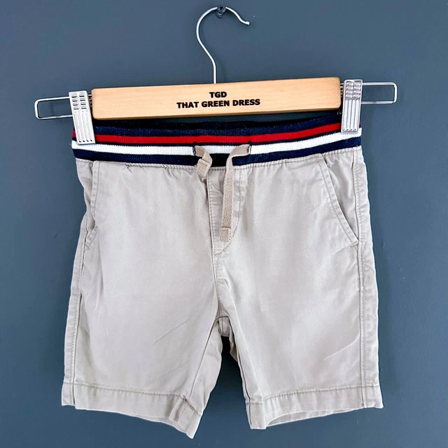 Boys Baby Gap Beige 100% Cotton Summer Chino Shorts Age 3 years BX64