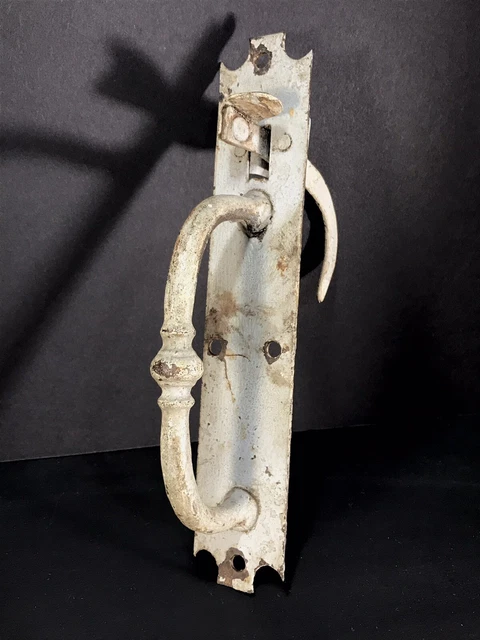 Antique 1700S 1800S Hand Forged Iron Thumb Latch Door Hardware - 8”