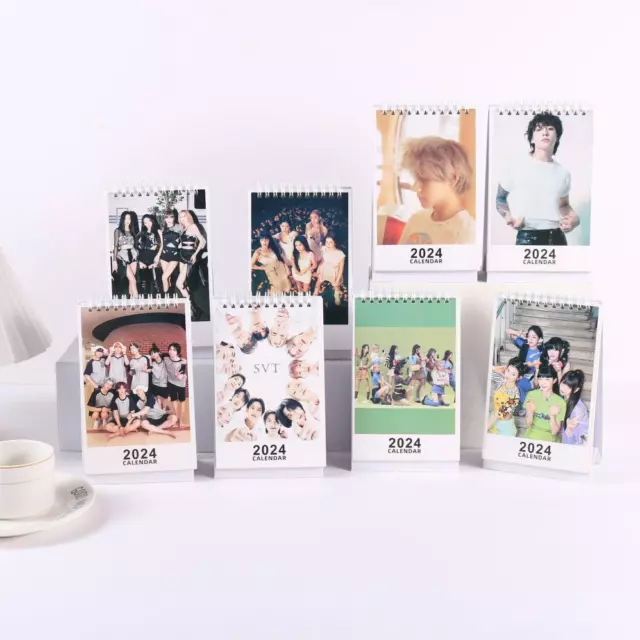 2024 KPOP BLACKPINK Stray Kids Desktop Calendar Twice Table Decoration