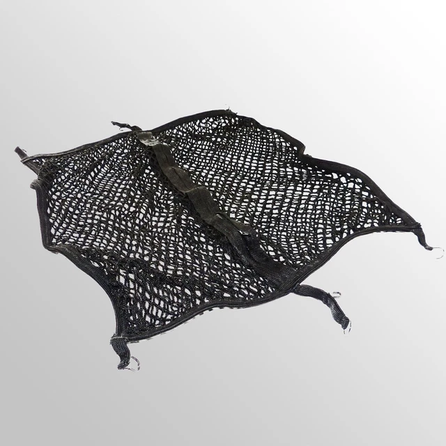 2 Reti Ferma Bagagli Elasticizzate Per Auto, Con Ganci E Tendicinghia, 30x30 Cm, Accessorio Universale Per Fissare Carichi In Auto, Moto E Bici - 4