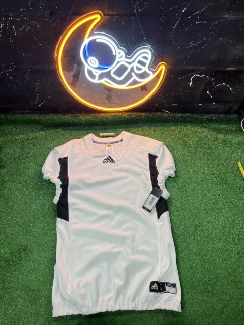 Adidas Football Jersey White Size L Men's Large 350 TECHFIT HYPED AZ9300