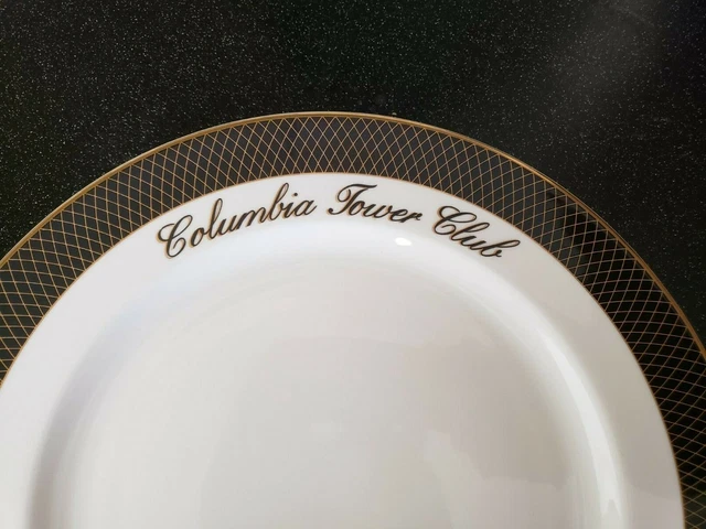 Rare Exclusive Columbia Tower Club Seattle Washington Restaurant Ware Plate