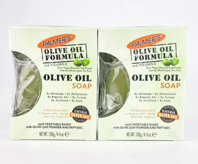 Palmers Olive Butter Formula Bar Soap Extra Virgin Olive Oil Vitamin E Lot of 2