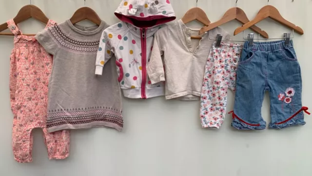 Pacchetto di vestiti per ragazze età 6-9 mesi baby joule H&M M&S