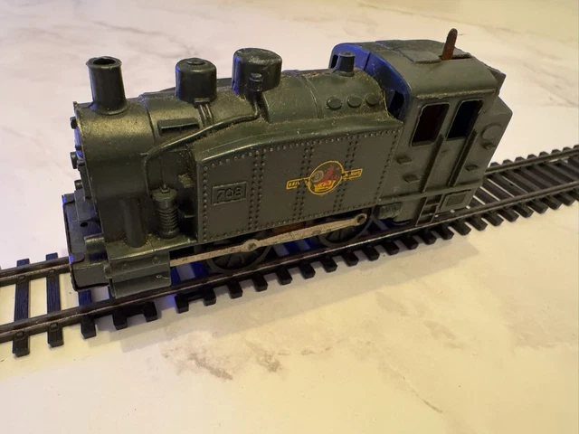 Locomotive Vapeur Jouef 12V Avec Tender SNCF 708 - Voie HO