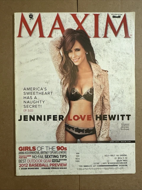 2012 MAXIM MAGAZINE #172 April Jennifer Love Hewitt photo