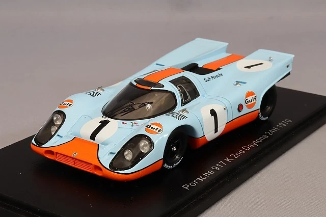 Miniature Spark 1:43 Porsche 917K Gulf #2 - Vainqueur Daytona 1971 - Résine