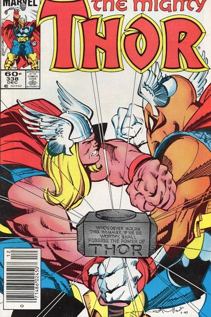 Thor #338 VF 2nd Appearance Beta Ray Bill  (Marvel, 1983)