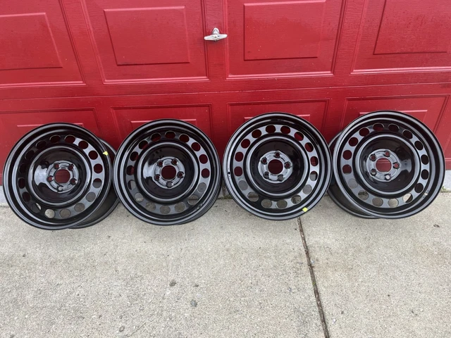 (4) Oem 21 Dodge Charger Police Pursuit Steel Wheels Excellent Condition 18X7.5.