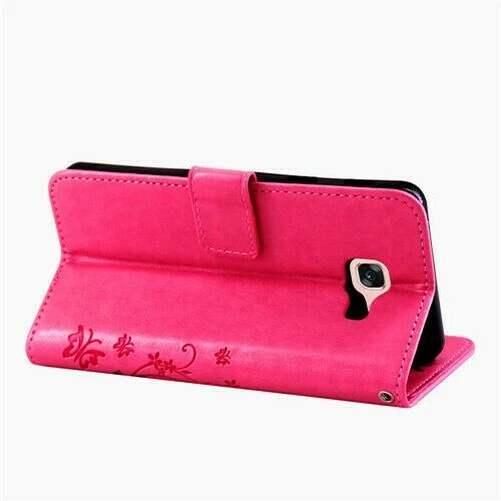 Étui Portable pour Samsung Coque Téléphone Fleurs Rabattable Portefeuille Housse 8