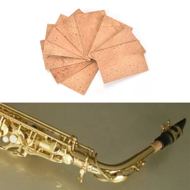 10 piezas Accesorio de saxofón corchos soprano/tenor/cuello alto corcho saxofón SN❤