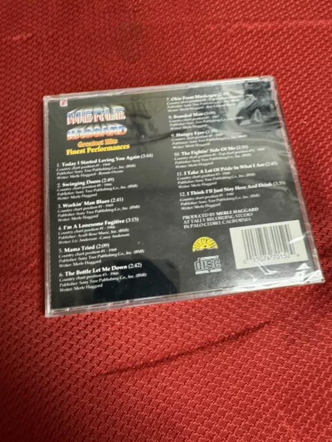 12 GREATEST HITS Finest Performances Merle Haggard CD Sun NEW SEALED $8 ...