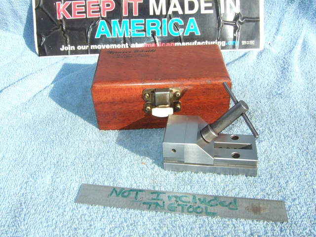 HERMANN SCHMIDT USED GRIND VISE V0-1-1/2a TOOLMAKER MACHINIST CASE AND WRENCH QA