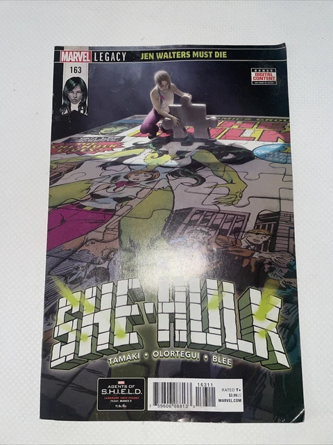 She Hulk #163 (2018) Key! Last Issue V4 Low Print Run Mcu Disney+ Marvel Comics