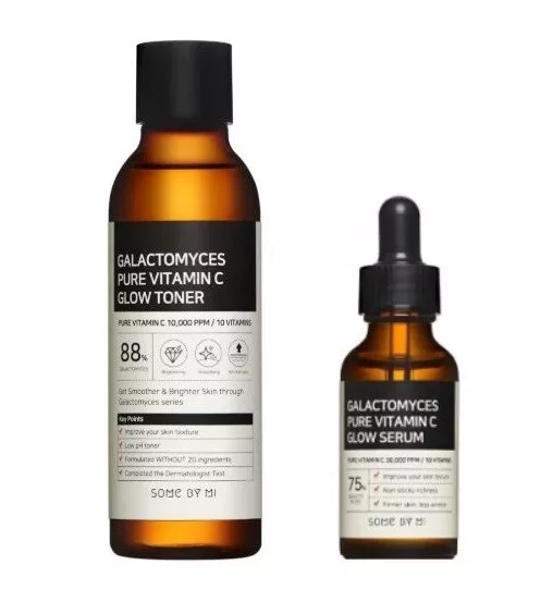 Somebymi Galactomyces Pure Vitamin C Glow Serum, Toner  SOME BY MI + Free gift