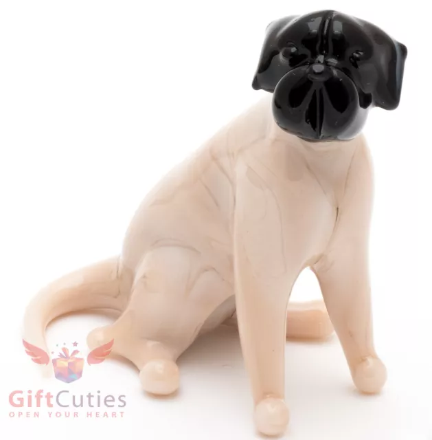 Art Blown Glass Figurine of the Bullmastiff dog