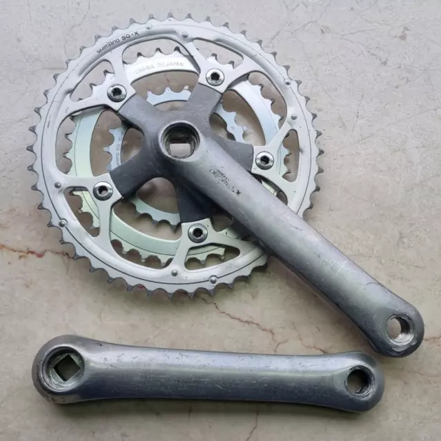 Shimano Deore Lx FC-M550 Chainset Crankset Crank 46/36/24 rings 170mm arms