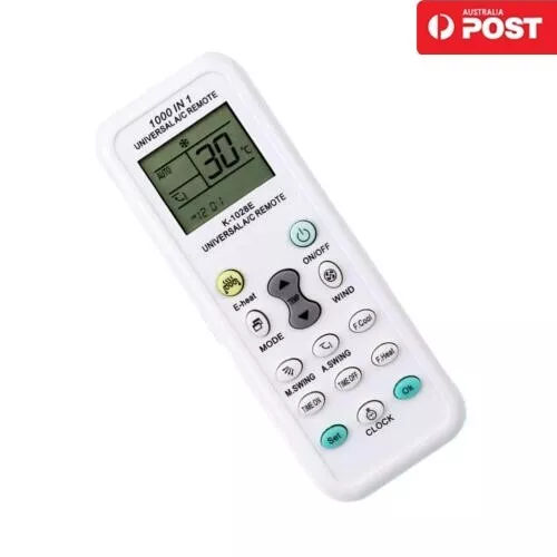 Universal A/C Air Conditioner Remote Control Electricity LCD Display AC K-1028E