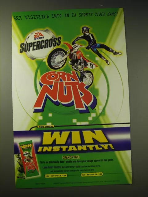 2001 Nabisco Corn Nuts Ad - Get digitized into an EA Sports video game!