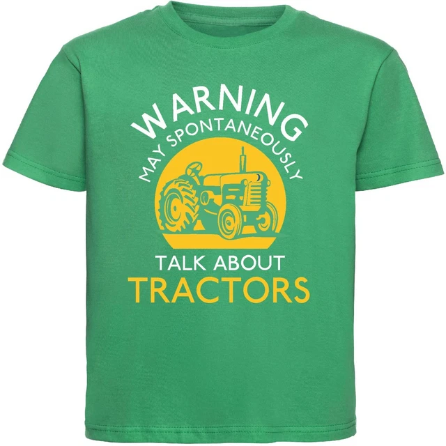T-shirt MAY SPONTALLY TALK ABOUT TRACTORS BAMBINI > Fun Farm Top bambini 2