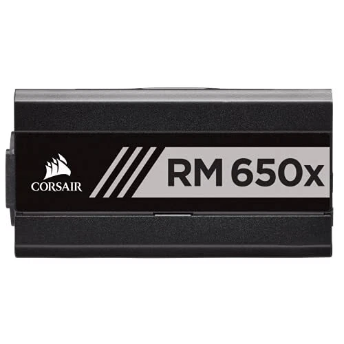 Corsair RM650x Alimentatore PC, Completamente Modulare, 80 Plus Gold, 650 Watt, 3