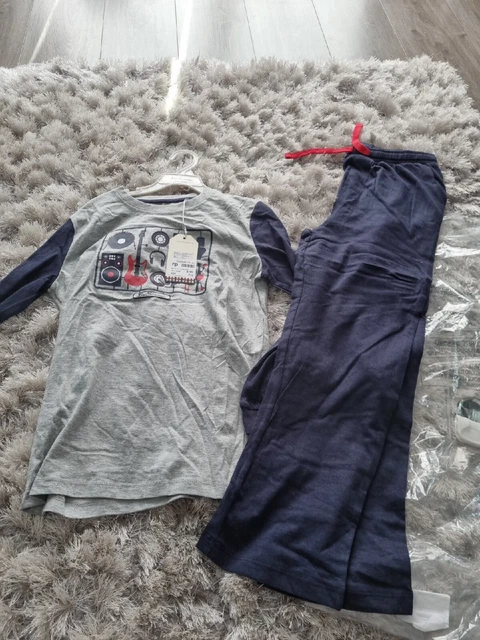 Nuovo Pigiama Lungo Ragazzo Ben Sherman Età 9-10 Anni Ufficiale