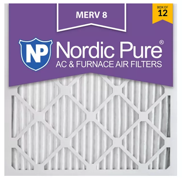 20x20x1 Air Filter Merv 8 Bulk Pack Pleated Electrostatic Conditioner Home 3