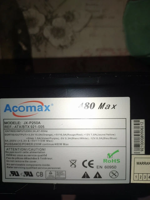 Alim 480W LPM6-25 480W - Accessoires informatique