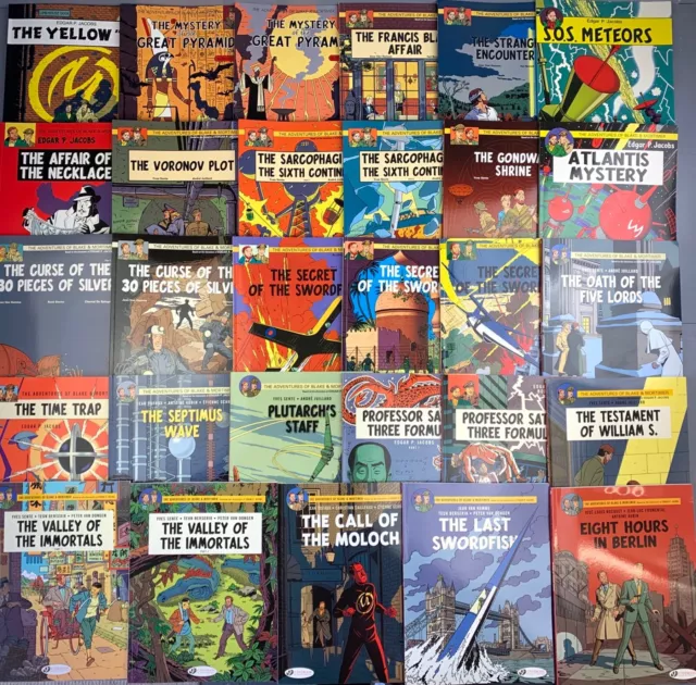 Blake & Mortimer Paperback Book Collection Cinebook UK Editions BUY INDIVIDUALLY