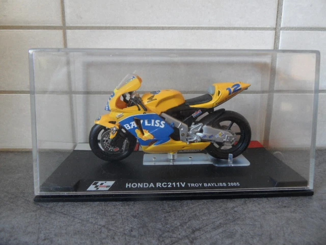 Moto Grand Prix Makoto Tamada – Honda RC211V – Guiloy 1/10, Occasion Avec Présentoir