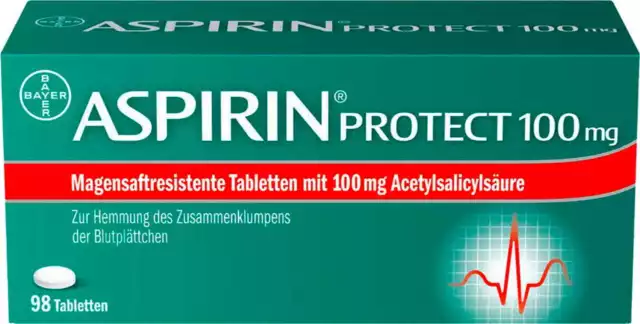 Aspirin protect 100mg 98 St Tabletten magensaftresisten
