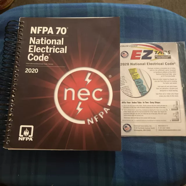 NFPA 70 National Electrical Code (NEC) 2020 Edition Spiral Free Shipping