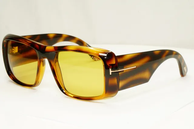 Authentische Tom Ford Herren-Damen-Sonnenbrille braun groß Aristoteles TF 731 56E 3
