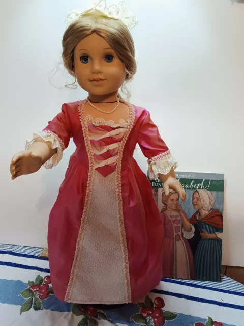 American Girl Elizabeth Cole  Doll Meet Dress Retired LOT