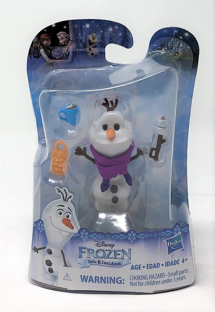 Disney Frozen Olaf Schneemann (lila Schal) Little Kingdom Puppe Figur Spielzeug (E0554)