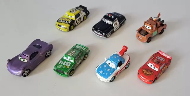 Lot De 7 Voitures De Collection   Disney Cars En Metal