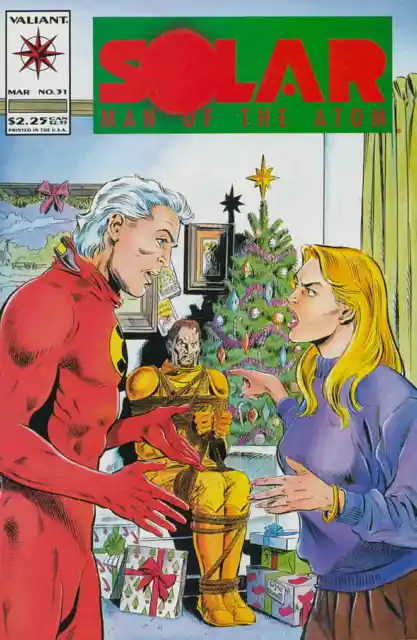 Solar, Man of the Atom #31 VG; Valiant | low grade - Christmas Cover - we combin