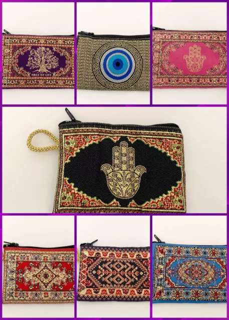 Monedero Kilim Turco de tela nuevo hombre mujer regalo accesorios complementos