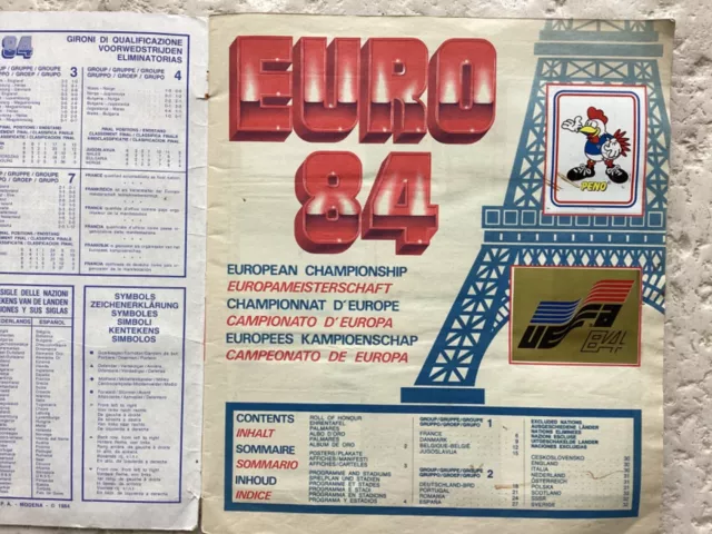 Album Panini football Euro 84 - complet. 3